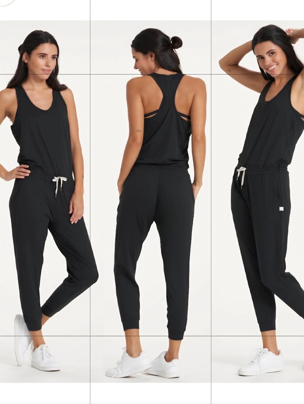 Vuori Lux Luna Jumpsuit With Drawstring Waist, Small